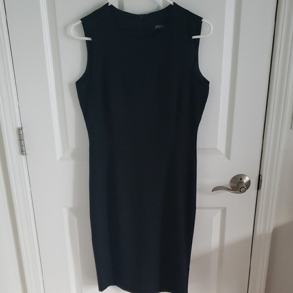 Zara Classic Black Midi Dress